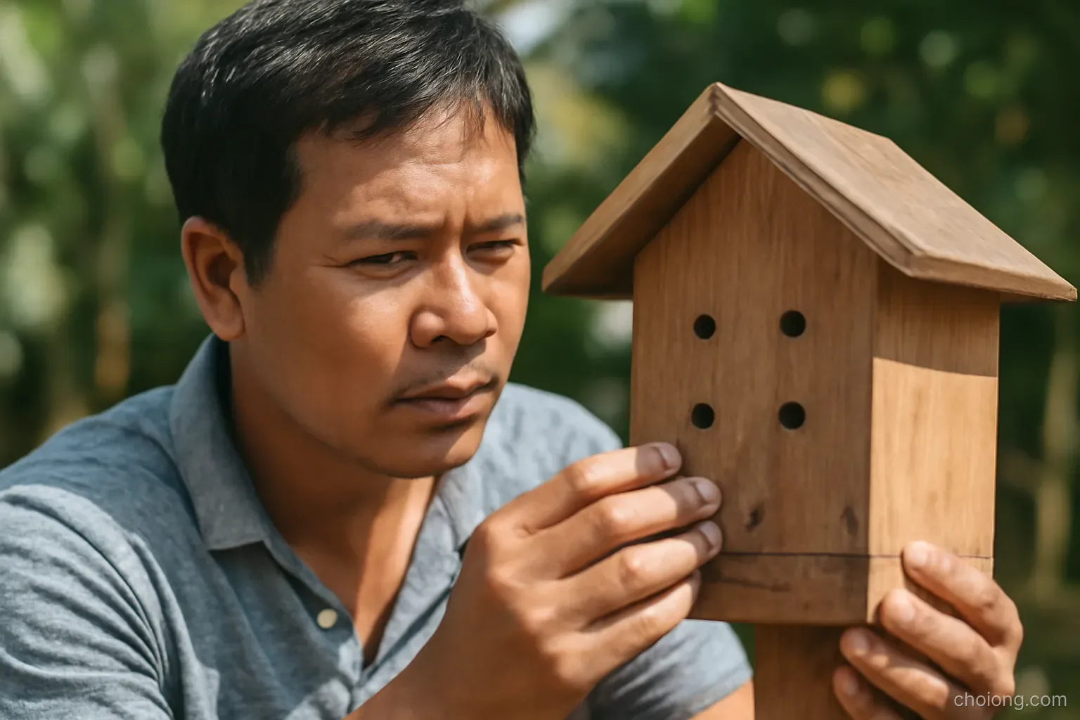Thùng ong dú gỗ nhỏ: cách bố trí lỗ thông khí để tổ khỏe mạnh